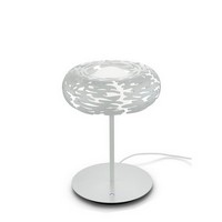 photo barklamp lampada da tavolo in acciaio colorato con resina epossidica 2